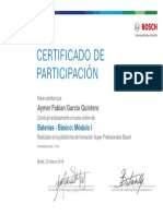 Baterías - Básico Módulo I - Certificado PDF
