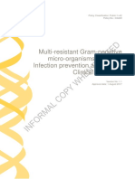 Multi-Resistant Gram-Negative Micro-Organisms (MRGN) : Infection Prevention and Control Clinical Guideline