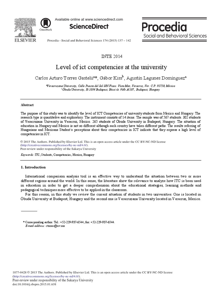 Level of I CT Competencies | PDF | Educational Technology | Information ...