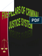 Report - 5 Pillars of Criminal Justice System