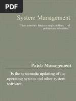 System Management: "There Is No Such Thing As A Single Problem All Problems Are Interrelated."