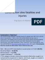 Construction Sites Fatalities and Injuries
