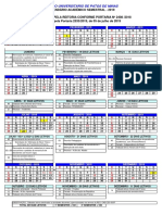 Calendário 2019 Do UNIPAM