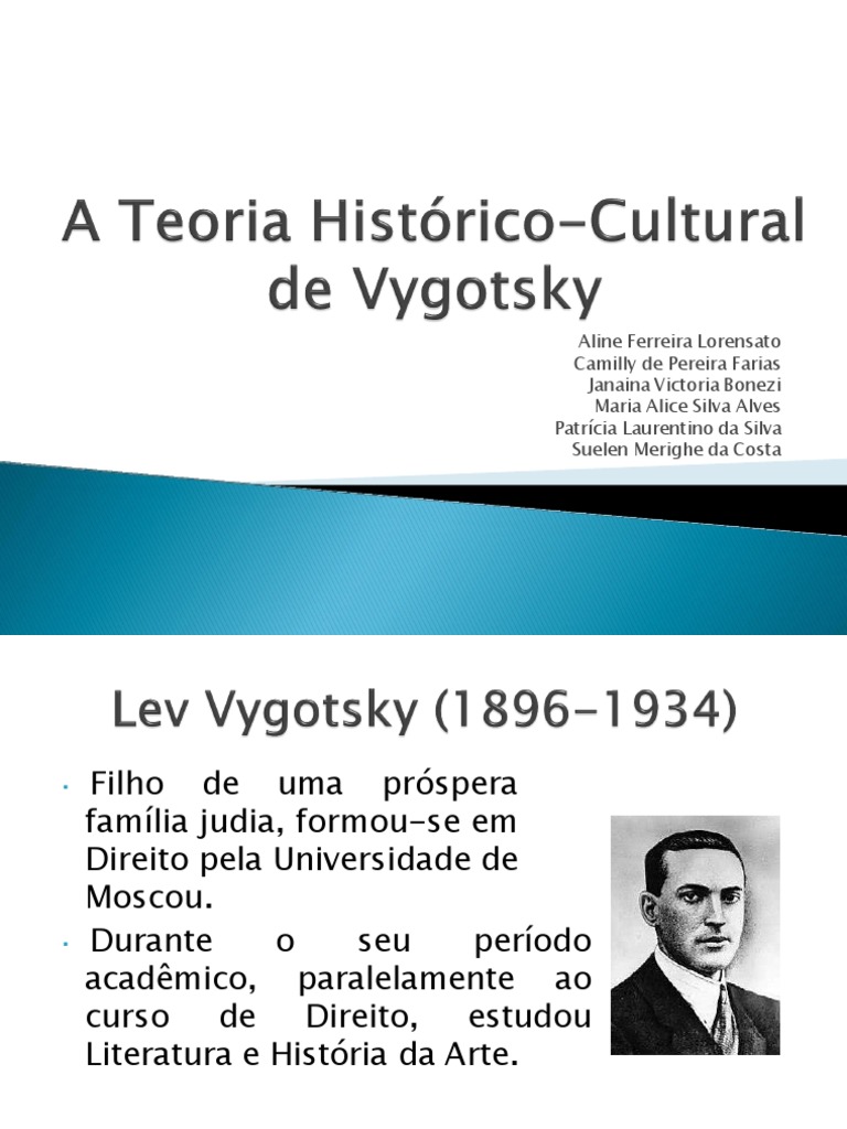 A Escola de Vygotsky | PDF | Humano | Aprendizado