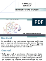 Termodinamica Semana 4 Comportamiento de Gas Ideal