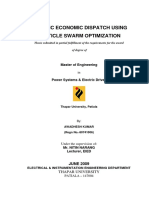 Mastere-Dynamic Economic Dispatch Using PSO PDF