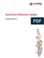 Teoría de Las Atribuciones Causales