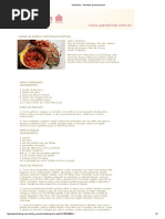 Carne de Panela Com Molho Rústico