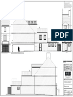 Proposed Side Elevation Scale 1:50 (From Crown and Anchor Yard)