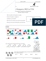 Math Kangaroo Practice Problems (Grades 1-8) | PDF | Geometry ...
