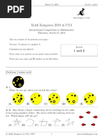 Math Kangaroo Practice Problems (Grades 1-8) | PDF | Geometry ...