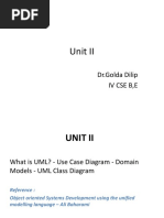 Unit II: DR - Golda Dilip Iv Cse B, E