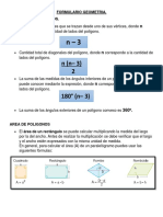 Formulario Geometria