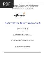 Analise fatorial