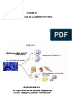 Fisiología de la hematopoyesis y regulación de la producción de eritrocitos