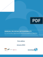 Manual On Social Accountability: First Edition