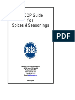 HACCP Guide For Spices & Seasonings