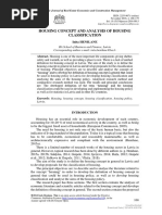 Housing Concept and Analysis of Housing Classification: Inita Henilane