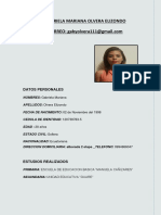 CV Gaby Olvera Septiembre