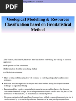 Week 10 - Geological Modelling & Resources Classification PDF