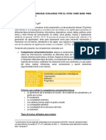 Competencias en Lenguaje Evaluadas Por El Icfes Como Base para Evaluación Interna