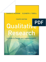 MERRIAM e TISDELL Qualitative Research a Guide to Design and Implementation 4th Edition
