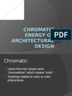 Chromatic Energy of Architectural Design