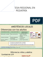 Anestesia Regional en Pediatría