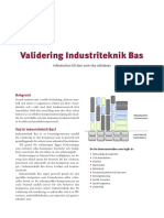 Industriteknik Bas Validering Infoblad