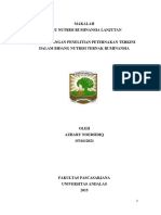 Tugas Trend Penelitian Nutrisi Ruminansia