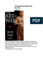 Best Personal Development Books For Creating A Better Life: The Art of War, Sun Tzu