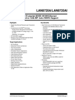 LAN8720A/LAN8720AI: Small Footprint RMII 10/100 Ethernet Transceiver With HP Auto-MDIX Support