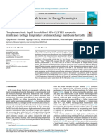 Phosphonate Ionic Liquid Immobilised SBA-15SPEEK Composite Membranes For High Temperature Proton Exchange Membrane Fuel Cells