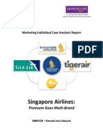 The Singapore Airlines Case Study (Marketing - Ronald Jeza Edward) PDF