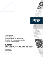 COMPAIR C76 Portable Air Compressor 275CFM Spare Parts Breakdown PDF