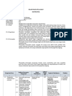 Silabus Mata Pelajaran Matematika