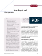Chapter 22 - DNA Replication, Repair and Mutagenesis PDF
