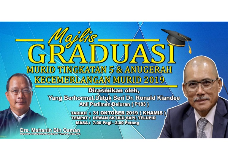 Backdrop Majlis Graduasi 2019 | PDF
