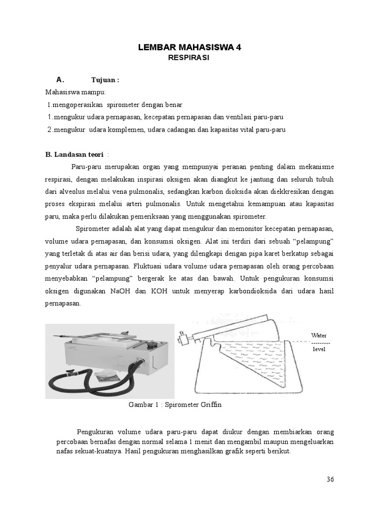 Gambar Grafik Volume Pernapasan
