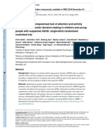 Europe PMC study finds computerized ADHD test improves diagnostic accuracy