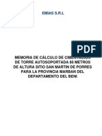 Memoria de Calculo de Cimentacion-San Martin de Porres Site-114146