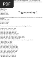 Math Class 10 Formula