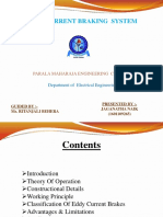 of Eddy Current Braking System