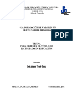 Tesina Valores Morales PDF