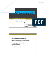 Analisis Regresi Logistik PDF