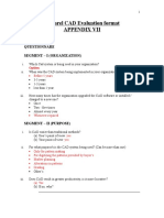 Apparel CAD Evaluation Format Appendix Vii: Section A