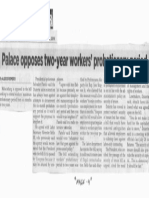 Philippine Star, Oct. 21, 2019, Palace Oppose Two-Year Workers Probationary Period PDF