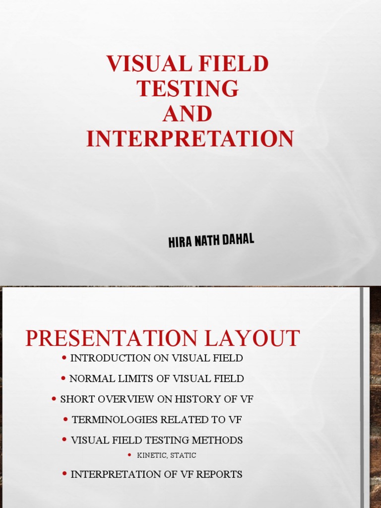 Visual Field Testing and Interpretation Guide | PDF | Vision | Senses
