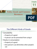 Public Goods & Common Resources