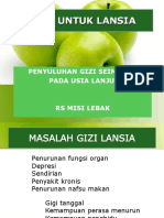 Penyuluhan Gizi Geriatri Rs Misi